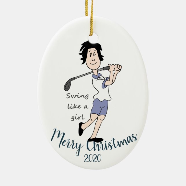 Maßgeschneidertes Weihnachtsangebot für Frauen Keramik Ornament (Hinten)