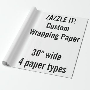 Maßgeschneidertes Weihnachtsgeschenkpapier MATTE  Geschenkpapier