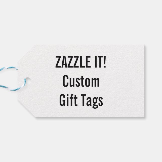 Maßgeschneidertes Weihnachtsliefer-Tag-Blank-Templ Geschenkanhänger (Rückseite Horizontal)