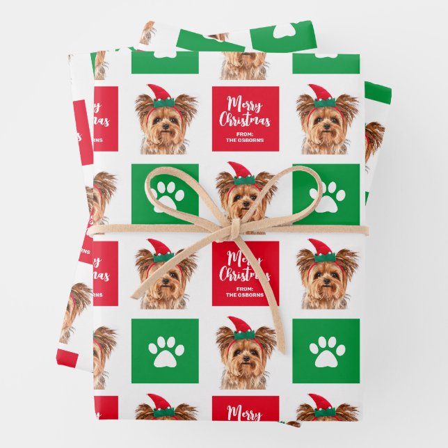 Maßgeschneidertes Weihnachtswrapping-Papier für Hu Geschenkpapier Set (Beispiel)