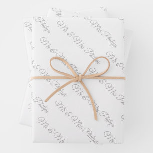 Maßgeschneidertes Wrapping-Papier Geschenkpapier Set