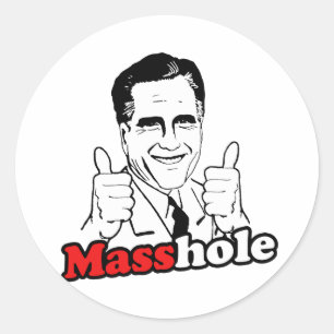 Masshole.png Runder Aufkleber