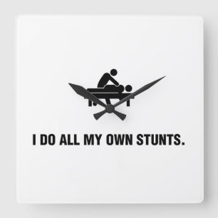 Massieren Quadratische Wanduhr