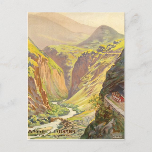 Massif De Oisans, Frankreich Postkarte (Vorderseite)