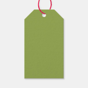 Mäßige Limettengrün, Solid-Farbe Geschenkanhänger