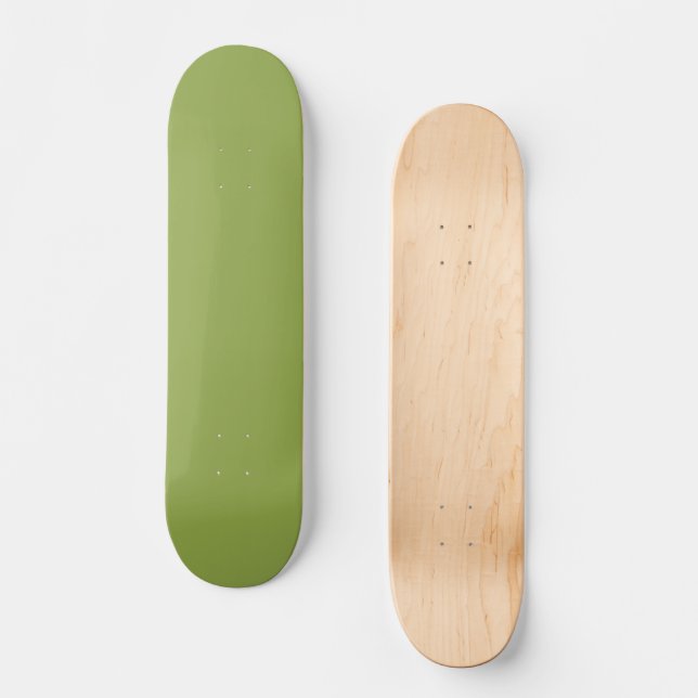 Mäßige Limettengrün, Solid-Farbe Skateboard (Vorderseite)