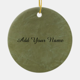 Massiv Grün Keramik Ornament