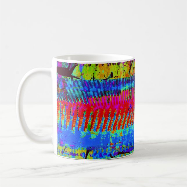 "Massive Capital V2" abstrakter Kaffeebecher Kaffeetasse (Links)