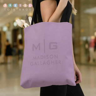 Massive Sanfte Licht Pastell-Lavendel-Purple-Farbe Tasche