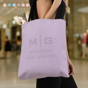 Massive Sanfte Licht Pastell-Lavendel-Purpur-Farbe Tasche