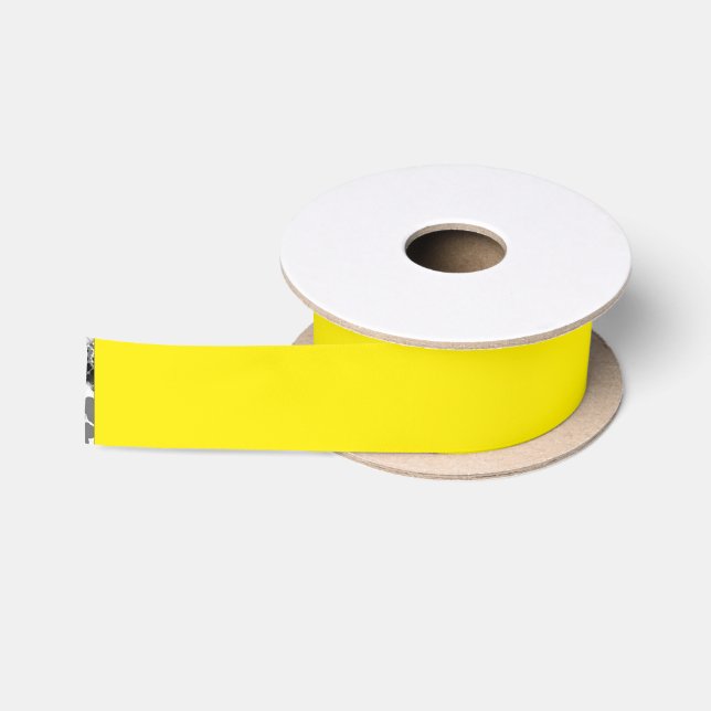 Massive Sonnengelb Farbe 1,5 Zoll Satinband (Spule)
