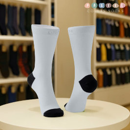 Massive weiche Himmelslicht Pastell Babyblau Farbe Socken