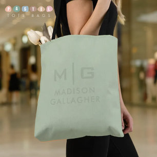 Massive Weiche Licht Pastell-Sage-Moos-Grüne Farbe Tasche