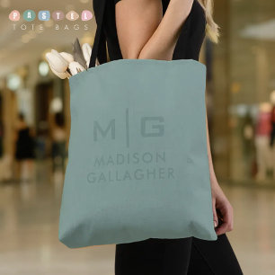 Massive weiches Licht Pastell-Sage-Moos-Grün-Farbe Tasche