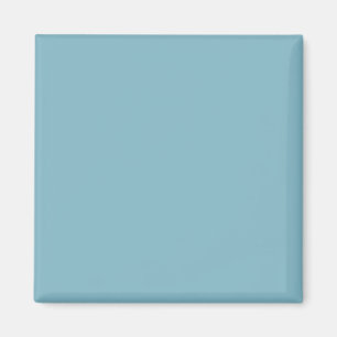 Massiver blauer Pastellton Minimalistischer Profi Magnet