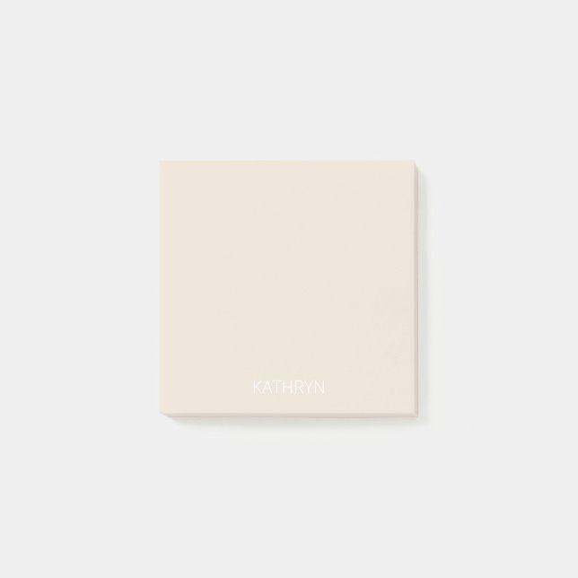 massiver leichter königlicher Stein Post-it Klebezettel (Vorderseite)