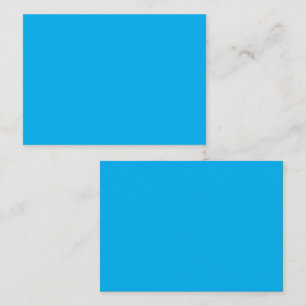 Massives Cyanblau Hintergrund Telefonnummerkarte