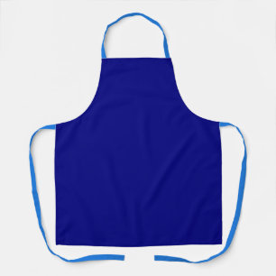 Massives Dunkles Marineblau Minimalistisches Einfa Schürze