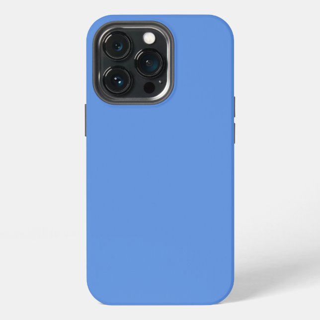 Massives Hellindigoblau iPhone 13 Pro Hülle (Hinten)