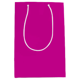 Massives Hellmagenta Mittlere Geschenktüte