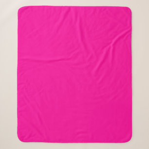 Massives Hellrosa Sherpadecke