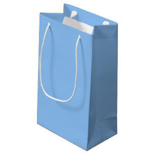 Massives Pastellblau Klassische Babyparty Junge Kleine Geschenktüte