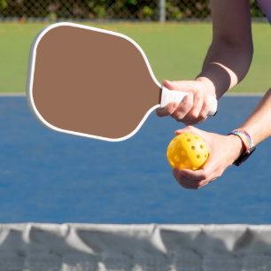 Massives Umberbraun  Pickleball Schläger