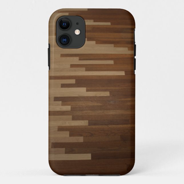 Massivholzboden-Fall Case-Mate iPhone Hülle (Rückseite)