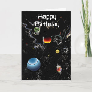Maßkarte si-FI springendes alles Gute zum Karte
