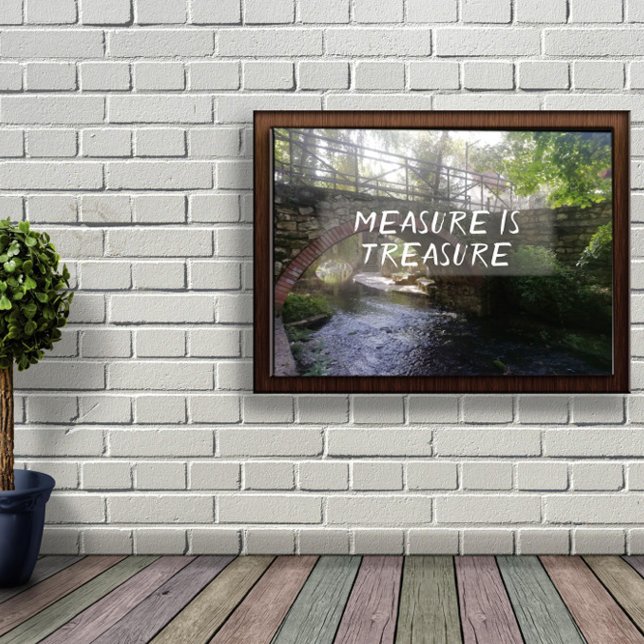 Maßnahme ist Schatz sprichwörtliche Bridge Poster (Von Creator hochgeladen)