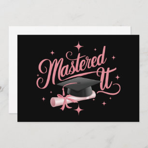 Master-Abschluss-MBA-Abschluss Einladung