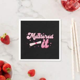 Master-Abschluss-MBA-Abschluss Serviette