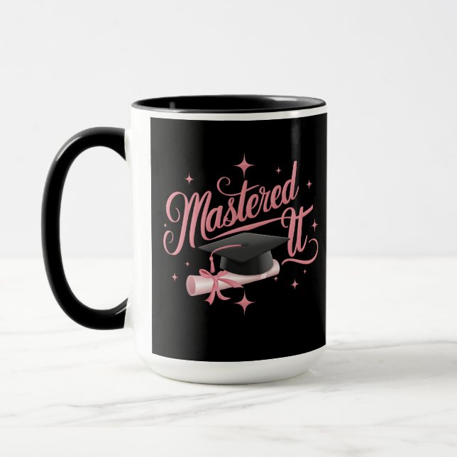 Master-Abschluss-MBA-Abschluss Tasse (Links)