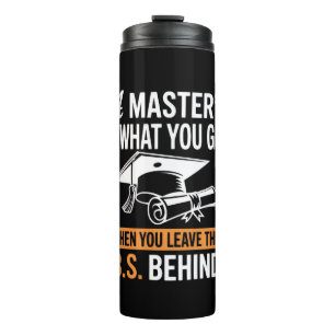Master-Abschluss MBA Master-Abschluss Abschluss Thermosbecher