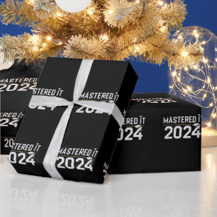 Master-Abschluss Meisterhaft 2024 Master-Abschluss Geschenkpapier