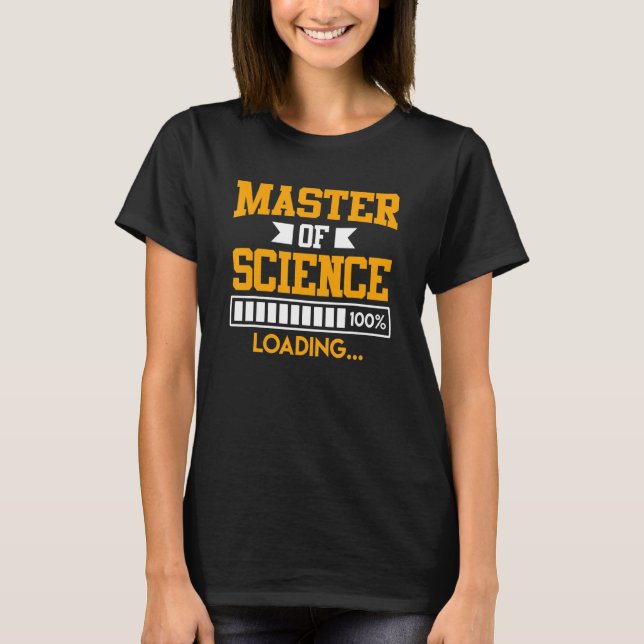 Master-Abschluss T-Shirt (Vorderseite)