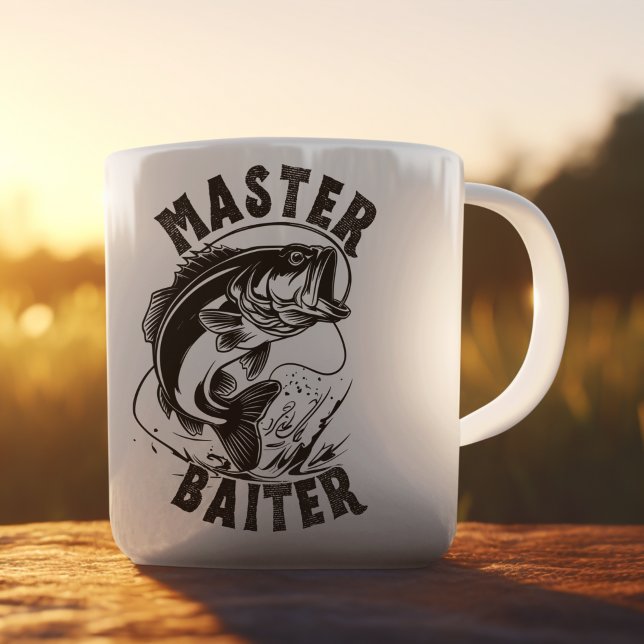 Master Baiter – Cool Gift for Fishing Lovers  Kaffeetasse (Von Creator hochgeladen)
