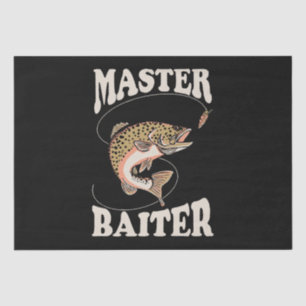 Master-Baiter-Fischerei Seidenpapier