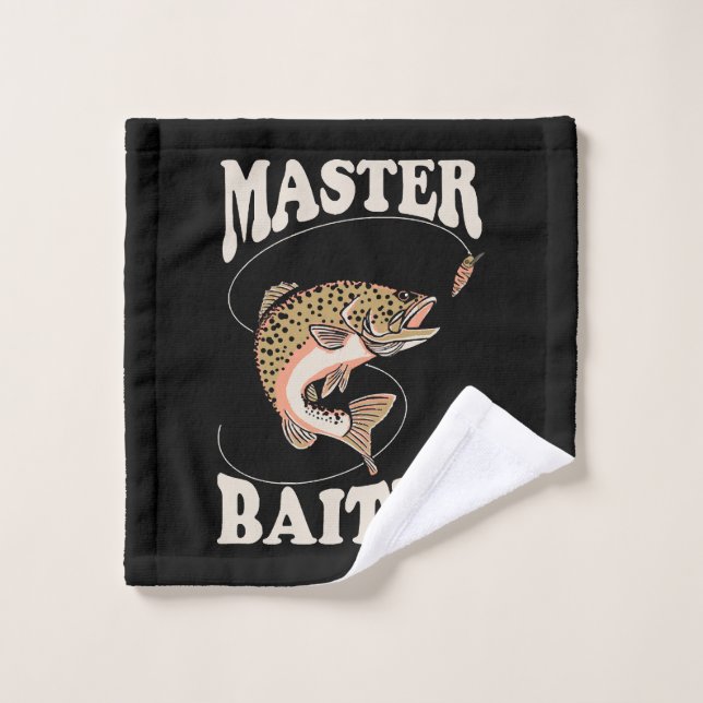 Master-Baiter-Fischerei Waschlappen (Waschlappen)