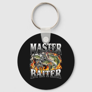 Master Baiter Fishing 90er Bootleg Rap Motiv Stil Schlüsselanhänger