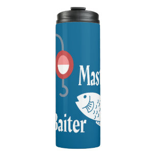 Master Baiter Fishing Funny Novelty Fish Joke Thermosbecher