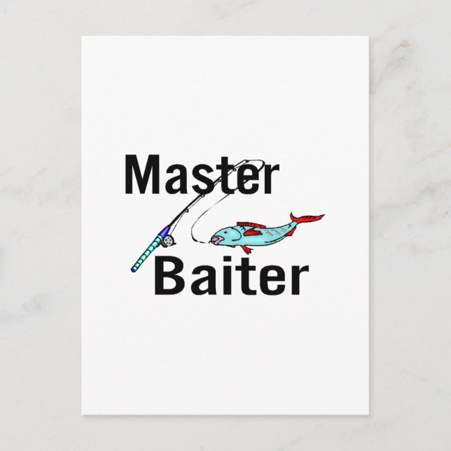 Master Baiter Postkarte (Vorderseite)