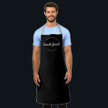 Master Baker Black Custom Unname Year Schürze<br><div class="desc">Feiern Sie Ihren Master Koch: Eine Schürze für Onkel (Name) 🍴 kulinarische Talente gefeiert: Jeder Küchenmaestro verdient Anerkennung. Für Onkel (Name), der die Backkunst beherrscht hat, dient diese Schürze als Symbol seiner Kompetenz. 🎨 monochromatische Elegance: Diese Schürze ist in einem schlichten schwarzen Farbton mit kontrastierender weißer Typografie gestaltet, so elegant...</div>