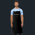 Master Baker Black Custom Unname Year Schürze<br><div class="desc">Feiern Sie Ihren Master Koch: Eine Schürze für Onkel (Name) 🍴 kulinarische Talente gefeiert: Jeder Küchenmaestro verdient Anerkennung. Für Onkel (Name), der die Backkunst beherrscht hat, dient diese Schürze als Symbol seiner Kompetenz. 🎨 monochromatische Elegance: Diese Schürze ist in einem schlichten schwarzen Farbton mit kontrastierender weißer Typografie gestaltet, so elegant...</div>