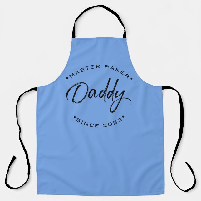 MASTER Baker Daddy seit Personalisierten Jahren Schürze (Vorderseite)