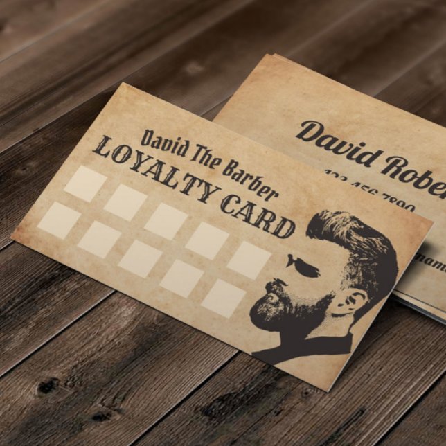 Master Barber Shop Barbershop Kundenloyalty Treuekarte (Von Creator hochgeladen)