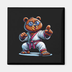 Master Bear Karate Bear Martial Arts Ursus Sensei Magnet