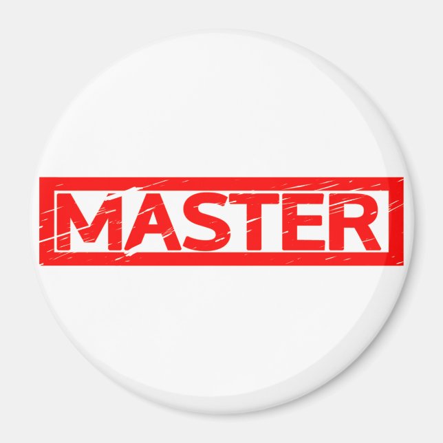 Master-Briefmarke Magnet (Vorne)