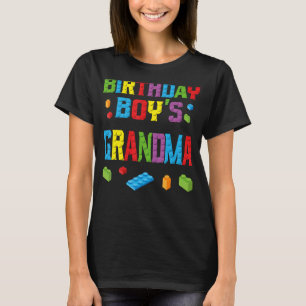 Master Builder Birthday Boy's Oma Gebäude Bri T-Shirt