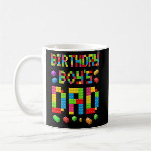 Master Builder Birthday Boy's Vater Gebäude Bricks Kaffeetasse